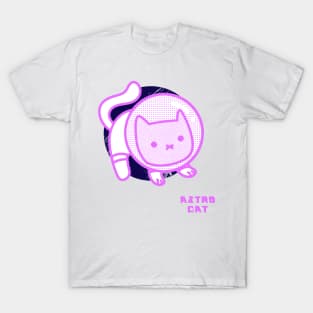 Cute Astro Cat Stargazer T-Shirt